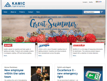 Tablet Screenshot of kamiclightsafety.com